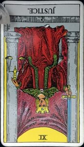 「正義」逆位置