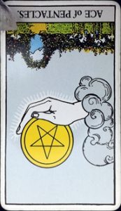 ペンタクルエースの逆位置